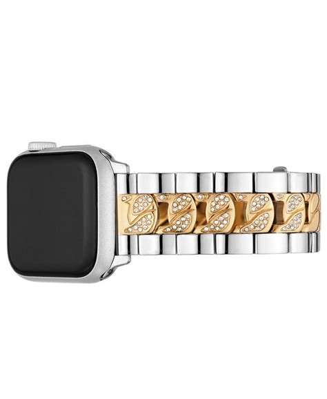 michael kors apple watch 7 band|Apple Watch two tone band.